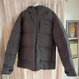 Stio Colter Goretex windstopper insulated jacket in black (raven) size Large